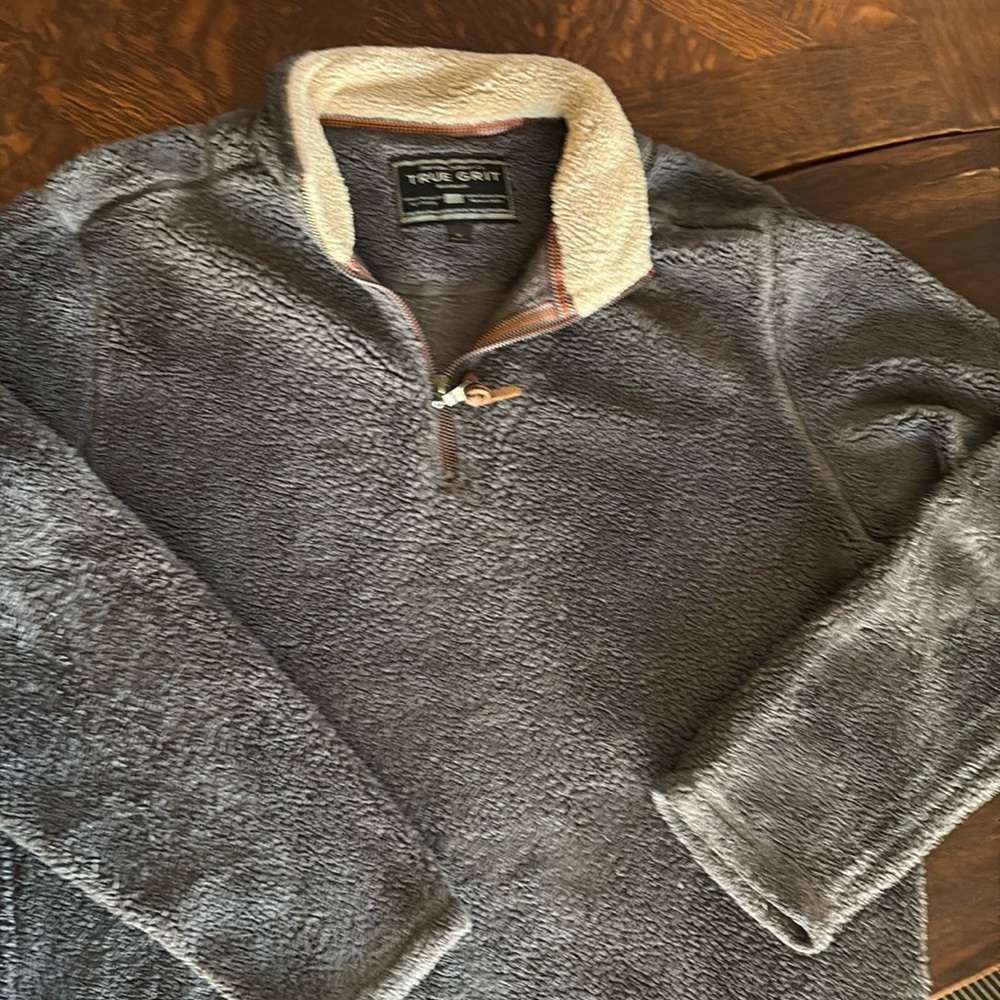 Quarter zip fleece pullover